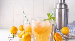 Mocktail de tangerina com hortelã: seu sábado com um drink delicioso sem álcool