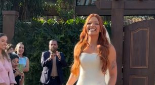 Após briga com o pai, Viih Tube caminha sozinha até o altar em casamento
