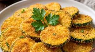 Crocante e sequinha na Airfryer: confira receita de abobrinha