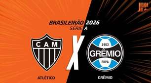 Atlético x Grêmio, AO VIVO, com a Voz do Esporte, às 14h30