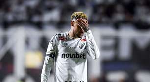 Neymar deixa campo por um minuto em vitória do Santos; Entenda nova regra