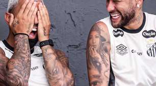 Gabigol exalta Neymar e faz pedido ao craque do Santos; veja