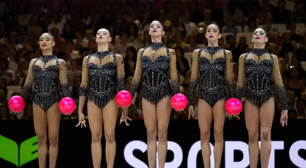 Brasil conquista ouro inédito no Mundial de ginástica rítmica com maior nota do ano
