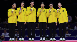 Brasil conquista ouro inédito no Mundial de ginástica rítmica com maior nota do ano