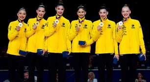 Brasil conquista ouro inédito no Mundial de ginástica rítmica com maior nota do ano
