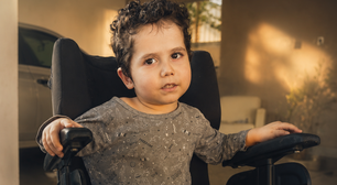 Joaquim venceu uma etapa da AME, mas agora precisa de um carrinho para voltar à escola