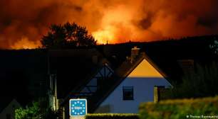 Incêndio atinge a Floresta Negra, na Alemanha