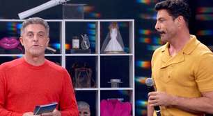 Ao vivo na Globo, Luciano Huck reencontra Cauã Reymond e surpreende após gafe com bet