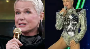 Ao vivo na Globo, Xuxa rebate ataques após mostrar virilha em show de despedida