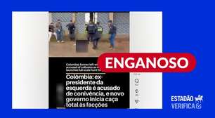 Vídeo mostra operação policial contra ladrões no Paraguai, não prisão de traficantes na Colômbia