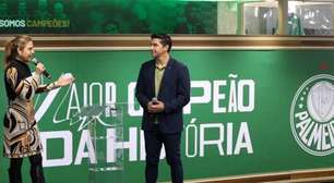 Leila Pereira apoia Abel antes de jogo decisivo do Palmeiras: "Total confiança"