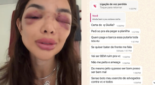 Esposa divulga mensagens de ameaça de empresário preso por agressão em SP: 'Posso ser bem mal'