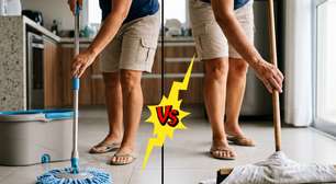 MOP ou pano de chão: qual é melhor para limpar a casa?