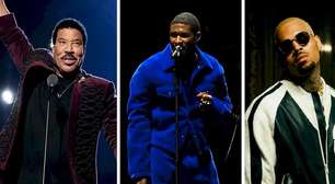 Lionel Richie provoca Usher e Chris Brown em show e plateia reage