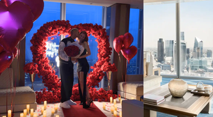 É de cair o queixo! Richarlison pede Amanda Araújo em casamento no hotel mais alto da Europa Ocidental, a mais de 100 m do chão, com piscina no 52º andar e suítes de até 232 m²