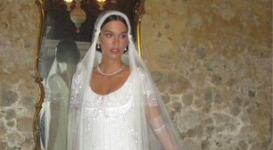 Theresa Fonseca conta que passou perrengue com vestido de noiva rasgado antes do casamento
