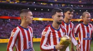 Atlético de Madrid homenageia campeões mundiais antes da estreia em La Liga