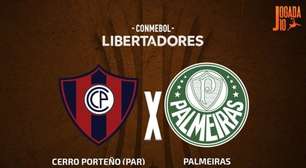 Cerro Porteño x Palmeiras, AO VIVO, com a Voz do Esporte, às 17h30