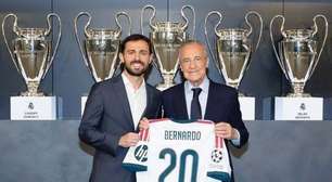 Bernardo Silva é apresentado no Real Madrid: "Muito imponente"