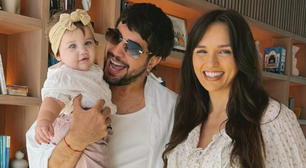 Filha de Nattan fala 'papai' pela primeira vez em aniversário do cantor