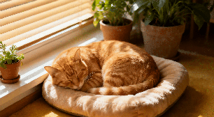 Seu gato dorme enrolado ou de barriga para cima? Veja o que cada posição pode revelar