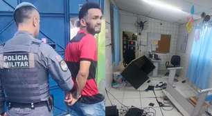 Pai de aluna é preso após agredir funcionários e quebrar creche em SP