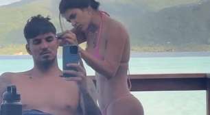 Veja fotos da lua de mel de Gabriel Medina e Isabella Arantes