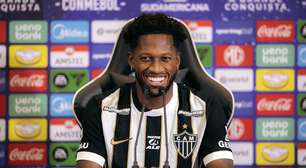 A declaração de Fred em sua apresentação no Atlético-MG
