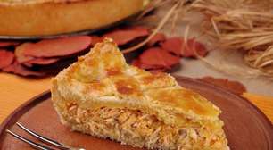 Torta de frango cremosa light é prática, saborosa e fica pronta em 40 minutos