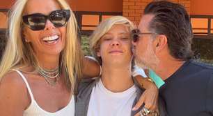 Adriane Galisteu se despede do filho Vittorio na Europa com look todo branco e prático para levar na bagagem