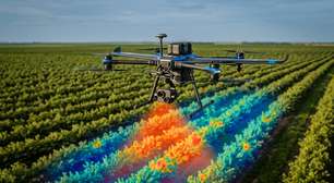Fazendas utilizam câmeras térmicas instaladas em drones para descobrir plantas doentes antes que os primeiros sinais apareçam