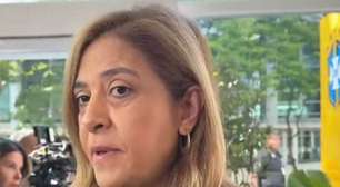 Reação de Leila Pereira ao ver escudo do Vasco viraliza; vídeo
