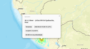 Terremoto de magnitude 6,7 é registrado no Peru