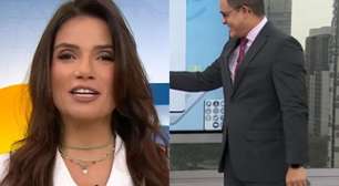 Look de Sabina Simonato vira alvo de piada no 'Bom Dia São Paulo': 'Não tem como'