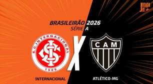 Internacional x Atlético: onde assistir, escalações e arbitragem