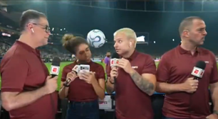 Repórter da ESPN toma bolada ao vivo; assista ao vídeo