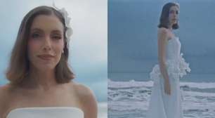 Vestido com flores tridimensionais e cauda removível: o estilo impecável de Fabiana Justus para renovação de votos com Bruno Levi D'Ancona, com quem está casada há 15 anos. Fotos!