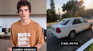 Na miséria? Desesperado, Fiuk decide vender modelo clássico da Mercedes para fã