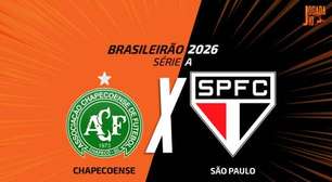 Chapecoense x São Paulo: onde assistir, escalações e arbitragem