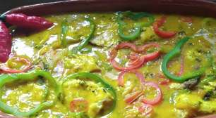 Moqueca de peixe bem temperada, muito fácil e prática de preparar, para receber muitos elogios