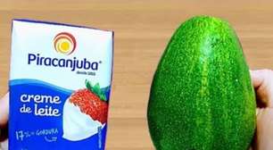 Sobremesa de abacate super cremosa, gostosa e fácil, para servir geladinha e receber elogios
