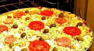 Pizza de liquidificador com massa super leve e fofinha, para você rechear como desejar e arrasar