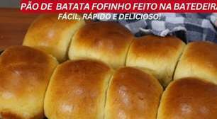 Pão de batata fofinho feito de um jeito prático e perfeito, ideal para acompanhar um café