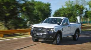 Ford Ranger cabine simples parte de R$ 256 mil