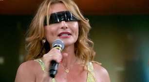Grave? Rita Guedes surge novamente com óculos escuros no 'Domingão': 'Não desisti...'
