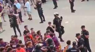 Barcelona denuncia abuso policial contra torcedor catalão
