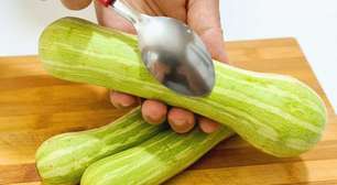 Receita de abobrinha fácil e deliciosa feita na frigideira, uma refeição leve, econômica e nutritiva