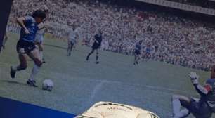 Bola do gol da 'mão de Deus' do Maradona é leiloada por mais de R$ 17 milhões