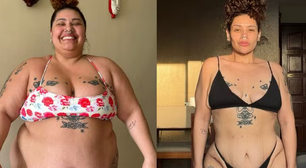 Ex-The Voice mostra cicatrizes de abdominoplastia após perder 90 kg: 'Coragem de ser eu mesma'