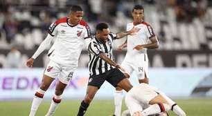 Atuações do Botafogo contra o Paranaense: um time desmoralizado